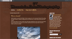 Desktop Screenshot of mountainlakephotography.blogspot.com