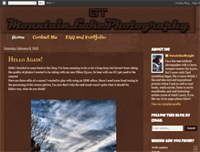 Tablet Screenshot of mountainlakephotography.blogspot.com