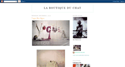 Desktop Screenshot of laboutiqueduchat.blogspot.com