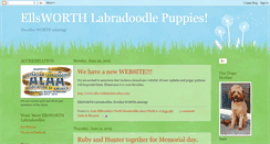 Desktop Screenshot of labradoodlesaddiebaby.blogspot.com