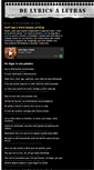 Mobile Screenshot of de-lyrics-a-letras.blogspot.com