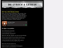 Tablet Screenshot of de-lyrics-a-letras.blogspot.com