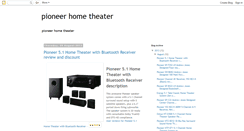 Desktop Screenshot of pioneerhometheaterreview.blogspot.com