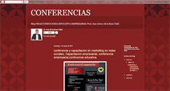 Desktop Screenshot of conferencisperu.blogspot.com