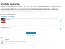 Tablet Screenshot of absolutescubabali.blogspot.com