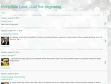 Tablet Screenshot of incrediblelove-tl.blogspot.com