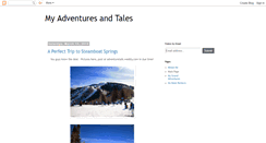 Desktop Screenshot of myadventuresandtales.blogspot.com