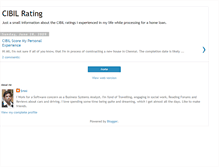 Tablet Screenshot of mycibilrating.blogspot.com