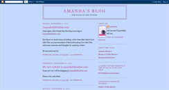 Desktop Screenshot of amandahill.blogspot.com