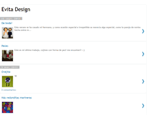 Tablet Screenshot of evitadesign.blogspot.com
