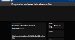 Desktop Screenshot of itinterviewquestns.blogspot.com