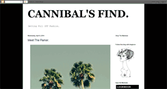 Desktop Screenshot of cannibalsfind.blogspot.com