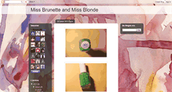 Desktop Screenshot of missbrunette-brunette.blogspot.com