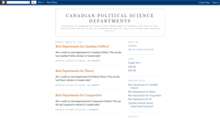 Desktop Screenshot of canadapoliticalscience.blogspot.com