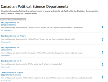 Tablet Screenshot of canadapoliticalscience.blogspot.com