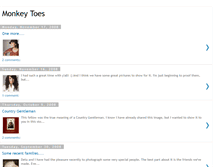 Tablet Screenshot of monkeytoedgal.blogspot.com
