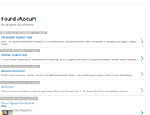 Tablet Screenshot of foundmuseum.blogspot.com