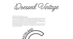 Desktop Screenshot of dressedvintage.blogspot.com