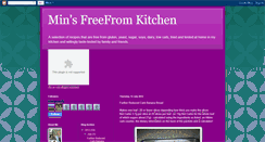 Desktop Screenshot of minsfreefromkitchen.blogspot.com