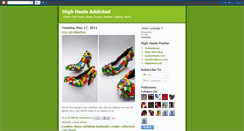 Desktop Screenshot of highheelsaddicted.blogspot.com