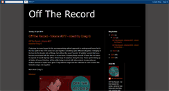 Desktop Screenshot of offtherecordsounds.blogspot.com