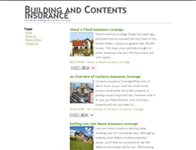 Tablet Screenshot of buildingandcontentsinsurance.blogspot.com