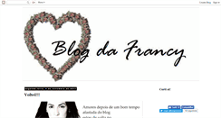 Desktop Screenshot of blogdafrancyreis.blogspot.com