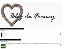 Tablet Screenshot of blogdafrancyreis.blogspot.com