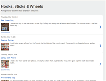 Tablet Screenshot of hookssticksandwheels.blogspot.com