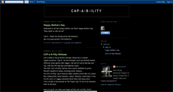 Desktop Screenshot of cap-a-b-ility.blogspot.com