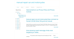 Desktop Screenshot of manualrepaircar.blogspot.com
