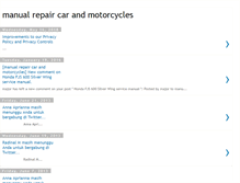 Tablet Screenshot of manualrepaircar.blogspot.com