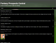 Tablet Screenshot of fantasyprospectcentral.blogspot.com