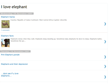Tablet Screenshot of elephantlovers.blogspot.com