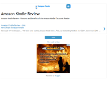 Tablet Screenshot of amazonkindlereview101.blogspot.com