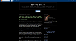 Desktop Screenshot of beyondearth.blogspot.com