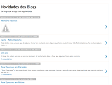 Tablet Screenshot of novidadesdosblogs.blogspot.com
