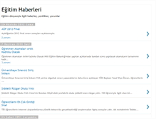 Tablet Screenshot of egitim-haberleri.blogspot.com