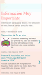 Mobile Screenshot of informacion-muy-importante.blogspot.com