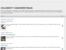 Tablet Screenshot of celebrityhandwritings.blogspot.com