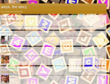 Tablet Screenshot of aleyathestory.blogspot.com