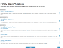 Tablet Screenshot of familybeachvacations.blogspot.com