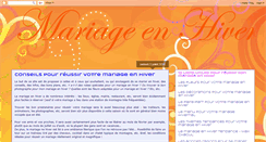 Desktop Screenshot of mariagehiver.blogspot.com