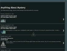 Tablet Screenshot of mysterious-zone.blogspot.com