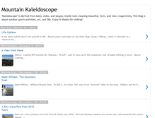 Tablet Screenshot of mountainkaleidoscope.blogspot.com