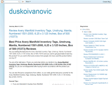 Tablet Screenshot of duskoivanovic.blogspot.com