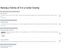Tablet Screenshot of familyof5inacedarswamp.blogspot.com