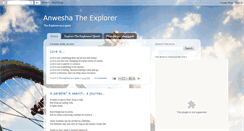 Desktop Screenshot of anweshatheexplorer.blogspot.com