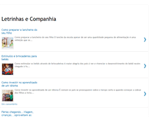 Tablet Screenshot of letrinhasecompanhia.blogspot.com