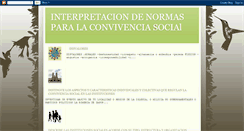 Desktop Screenshot of normasparalaconvivenciasocial.blogspot.com